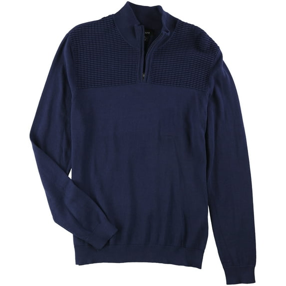 Mens Textured Pullover Knit Sweater