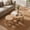 Natural, variant on Leumius Set of 2 Round Nesting Coffee Tables, Walnut Tone Finish Modern Side Tables, X-Shaped Frame Stackable End Tables for Living Room, Bedroom, Balcony