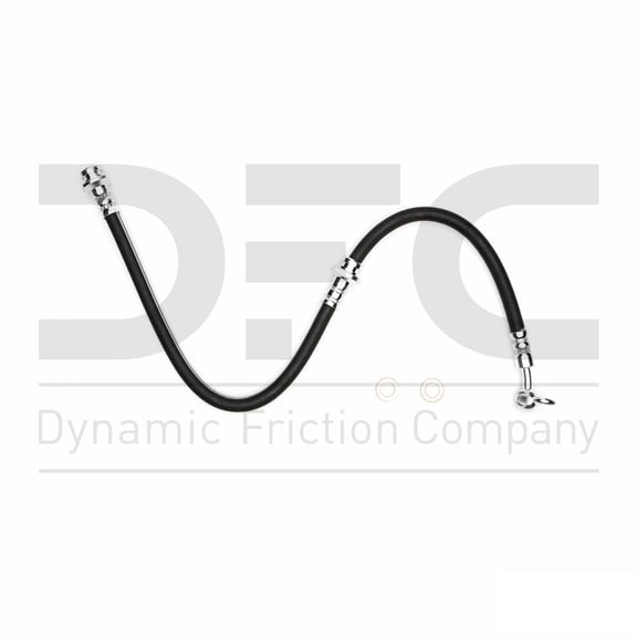 Front Left Dynamic Friction Company Brake Line Hose 350-67101 For 2012-2019 Nissan Versa, 2014-2019 Nissan Versa Note