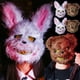 thumbnail image 2 of Máscaras de conejo de felpa, cubierta de cabeza de Horror sangriento, oso, disfraz de baile de graduación, tocado, accesorios de baile, fiesta de Halloween, 2 of 4