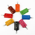 thumbnail image 3 of Ludlz Faux Leather Key Organizer Case Keychain Holder Magnetic Button Pouch Bag Gift, 3 of 7