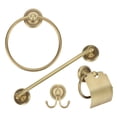 thumbnail image 2 of Shower Storage Rack Copper Bath Towel Rack Easy Installation For Home, 2 of 7