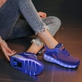 thumbnail image 4 of Kids Roller Shoes Boy Girl Sneakers with Wheels Become Sport Sneaker with Led for Christmas Birthday Children Show Gift, 4 of 5