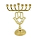 thumbnail image 3 of Portavelas de 7 ramas Hanukkah Chanukah Menorah Ornament Tabletop Taper Candle Stand para vacaciones Aniversario Fiesta Decoración de la sala de estar Macarena Candelero, 3 of 8