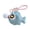 Blue, variant on Keychain Pendant Imitation Leather Goldfish Bubble Toy Decompression Bag Pendant with Lanyard Sensory Fidget Toy