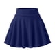 thumbnail image 4 of Minifalda plisada antirreflejos para mujer: color liso, cintura elástica, falda corta informal para verano, tallas M-XXXL, 4 of 5