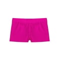 thumbnail image 5 of Venjoe Kids Girls Athletic Shorts Shiny Stretchy Dance Ballet Pants Gymnastics Sports Booty Swim Rose 10, 5 of 6