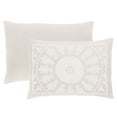 thumbnail image 4 of Superior Cotton Blend Woven Jacquard Vintage Medallion Bedspread Set 2-Pieces, Full, Off White, 4 of 6