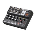 thumbnail image 3 of 8 Channel Mixer USB Interface Podcast Equipment Live Compact Mixer, 3 of 9