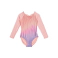 thumbnail image 5 of Justice Girls' Long Sleeve Ombre Print Leotard, Sizes XS-XL, 5 of 5