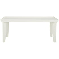 SAFAVIEH Naios Modern Wood Coffee Table, Ivory
