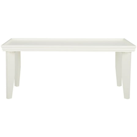 SAFAVIEH Naios Modern Wood Coffee Table, Ivory
