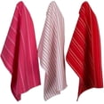 thumbnail image 2 of qefuia Valentine''s Day Collection Kitchen, Dishtowel/Dishcloth Set, Hearts Dobby Stripe, 6 Piece, 2 of 6