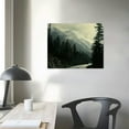 thumbnail image 3 of JRXY  Framed Canvas Wall Art Print West Coast Wandering Mountains Sylvie Black Frame - Medium from WI, USA 20x16in, 3 of 4
