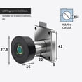 thumbnail image 1 of Lefu Drawer induction lock mailbox lock fingerprint lock cylinder simple smart lock, 1 of 7