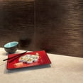 thumbnail image 3 of FASÄDE Ripple Decorative Vinyl 18in x 24in Backsplash Panel in Gloss White (5 Pack), 3 of 7