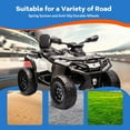thumbnail image 7 of Roromall 2 Seater Ride On ATV for Kids, 24V Ride On Toy Car with Leather Seat, EVE Wheels, LED Lights, 2WD/4WD Power, Music, 4 Wheeler Electric Car Battery Powered for Boys Girls, 7 of 7