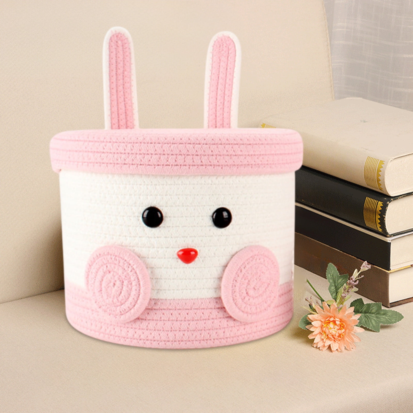Matoen Easter Baskets for Kids, Baby Easter Empty Bunny Egg Basket, Easter Baskets for Boys, Girls, Toddler, Babies, Infant Easter Gifts Basket