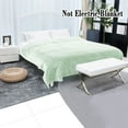 thumbnail image 2 of Unique Bargains Luxury Fleece Bed Blanket Woven Mesh, 2 of 10