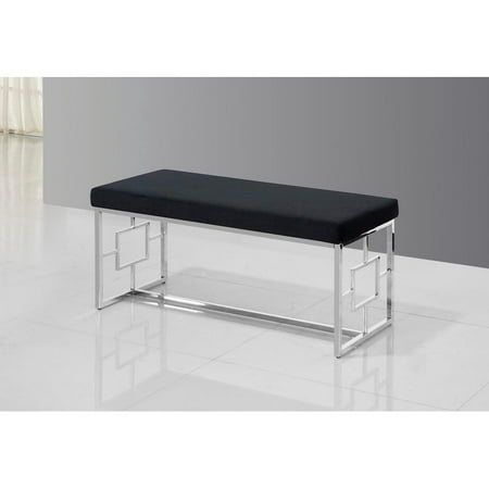 Best Master Furniture Emery Black/ Velvet with Stainless Steel (Best Way To Master)