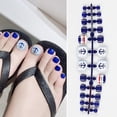 thumbnail image 2 of Foot Nail Patch Finished Applique Adhesion Nail Polish Strips, 2 of 7