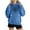 Blue, variant on Yangnuo Womens Polka Dots Comfy Casul Trendy Hoodies Women's Fashionable Loose Casual Long Sleeved Sweatshirt Hooded Pocket Hoodie Solid Color Top