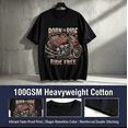 thumbnail image 5 of Men's 100% Cotton Short Sleeve Crewneck Graphic T-Shirt, Soft Breathable Moisture Wicking Casual Basic S-3XL, 5 of 7
