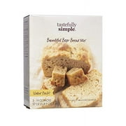Tastefully Simple Bountiful Beer   Bread Mix -  Incredibly  Easy to  Make Artisan  Bread,  Just Add Beer   or Soda! - No   Bread Machine Needed  -  Nothing Artificial  - 3  x  19 oz