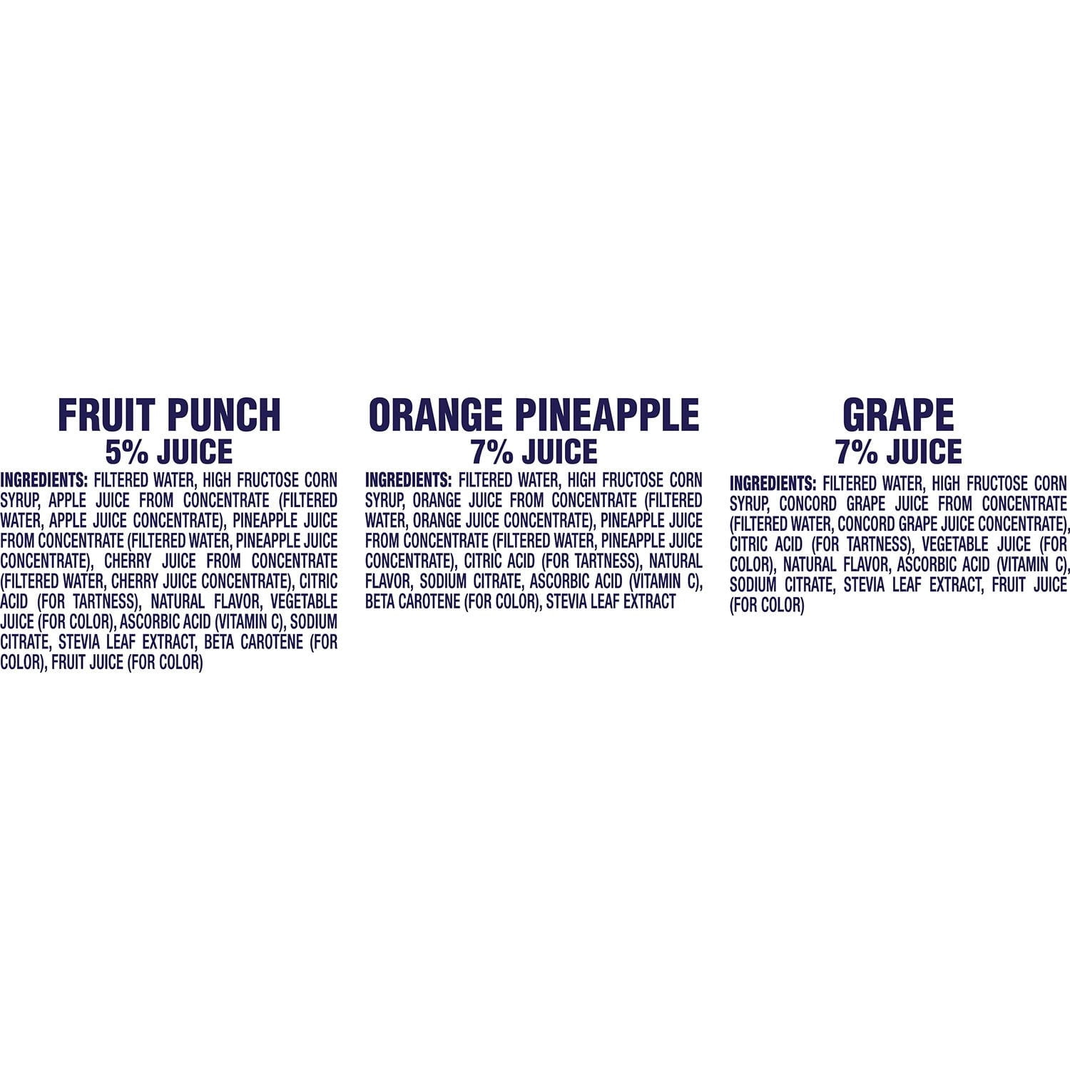 Welch’s 100% Juice Variety Pack, 10 fl oz Bottles, 24 Pack – Fruit Juice Drink for Kids & Family