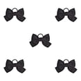 thumbnail image 1 of Bandeau Grand pour Cheveux, Pince à Ressort, Nœud Réglable, Multicolore, Sans Accroc, Porte-Queue, Épingles à Cheveux, Chouchous pour Filles, Noir, 5Ensemble, 1 of 6