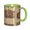 Green, variant on Roma Retro Car Coffee Mug Fun Custom Ceramic Mugs 11oz Sky Blue