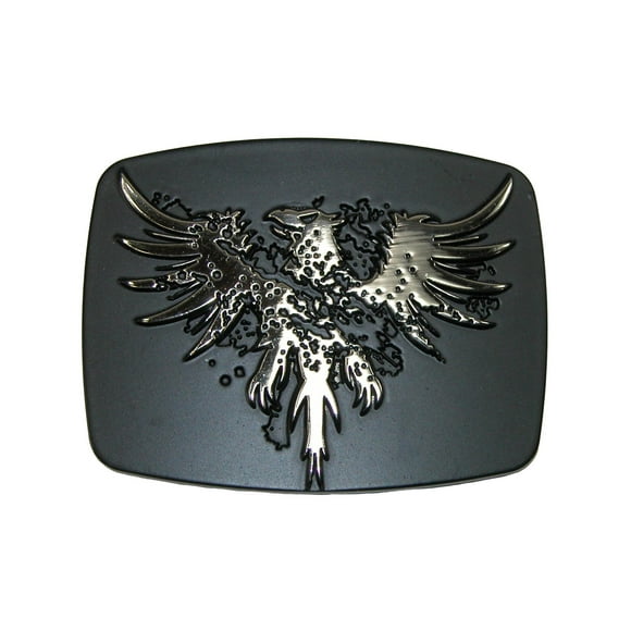 Chrome Phoenix Belt Buckle