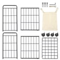 Rolling Metal Laundry Basket With 4 Wheels & Brakes - Large Clothes Hamper For Bedroom, Bathroom, Laundry Room
