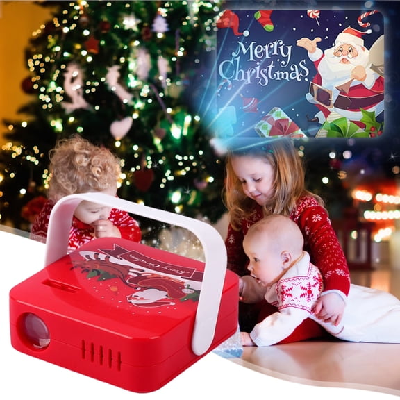 Red Multi Function Gobo Projector Lamp Christmas Mood Projector With 4 Pattern Cards Holiday Decor