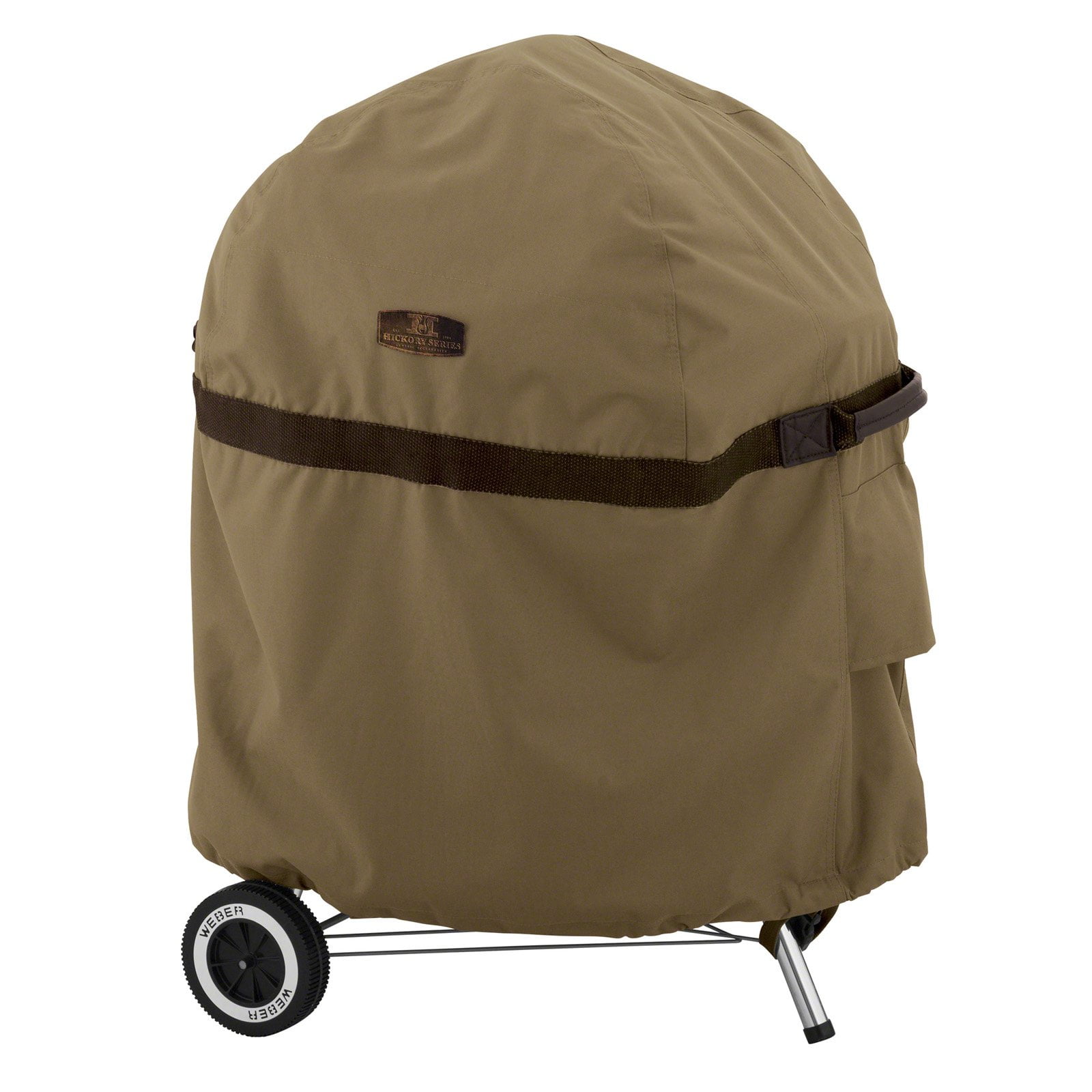 Classic Accessories Hickory Heavy-Duty Patio Kettle BBQ Grill Cover - Rugged BBQ Cover with Advanced Weather Protection (55-202-012401-EC)