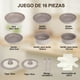 thumbnail image 4 of Juego de 16 Ollas y Sartenes con Mango Desmontables, Alta Antiadherente, Bateria de Cocina Con Tapas y Cojín, Sartén para Freír Apto para Lavaplatos, Cocina de Inducción y Horno, 4 of 6