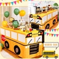 thumbnail image 3 of Mantel Oudain School Bus de 6 pies, tela lavable de poliéster, 3 of 6