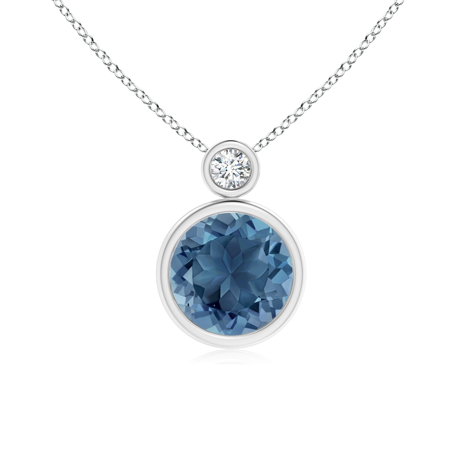 2.35 ct. London Blue Topaz Pendant 