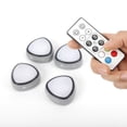 thumbnail image 3 of Ozark Trail 4-Pack 120 Lumens LED Camping Puck Lantern Lights with Remote Control, Grey, 3 of 11
