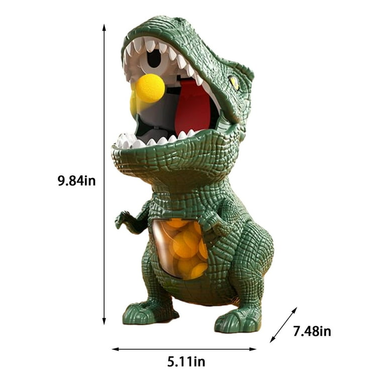 Fridja Movable Dinosaur Shooting Toys, Tyrannosaurus Target with Water Mist  Spray and Pterosaur Air Pump Foam Blaster for Kids 3 4 5 6 7+ Years