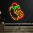 thumbnail image 3 of C-craft Hot Dogs Neon Sign Wall Art Teen Room Decor Led Sign For Living Room Wall Decor, 3 of 4