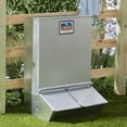 thumbnail image 2 of Brower 22H 2 Door Steel Hog Supplement Feeder, 3.7 Bushels, Feeds 8 Hogs, 2 of 10