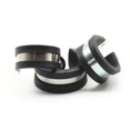thumbnail image 4 of 10pcs Cable Clamp Stainless Steel Rubber Exquisite Workmanship Metal Pipe Clamp Rubber Cushioned Insulated Clamp for Car Automobile Vehicle, 4 of 9