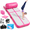 Pink-10ft*3.3ft*6in, variant on Inflatable Gymnastics Mat 10ft/13ft/16ft/ Airing Mats+gymnastics 4/6 Inthickness Tumble Track Floor Mats With Pump For Gym Cheerle