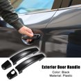 thumbnail image 2 of Cubierta de la manija de la puerta exterior del coche del lado izquierdo delantero trasero derecho apto para Chevrolet Camaro - Paquete de 4 negro, 2 of 6
