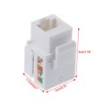 thumbnail image 7 of AMP Type Quality CAT6 Network Module UTP RJ45 Connector Keystone Jack, 7 of 7