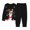 AB290 Black, variant on Bainana Unisex Kids Christmas Pajamas Animals Print Long Sleeve T-Shirt Pants Sleepwear Boys And Girls Daily Casual Outfit Set, Size 2-3 Years