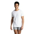 thumbnail image 3 of Fruit of the Loom Men's Crafted Comfort Crew Undershirts, 3-Pack, 3 of 10