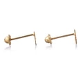 thumbnail image 4 of Aretes de oro 14k GIALLO Broquel GIALLO COLLECTION Ojos de oro amarillo, 4 of 5