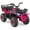 Pink, variant on Patiojoy 24V Kids Ride on ATV Electric 4-Wheeler Quad Car Battery Powered Toy Car for Boys Girls Navy